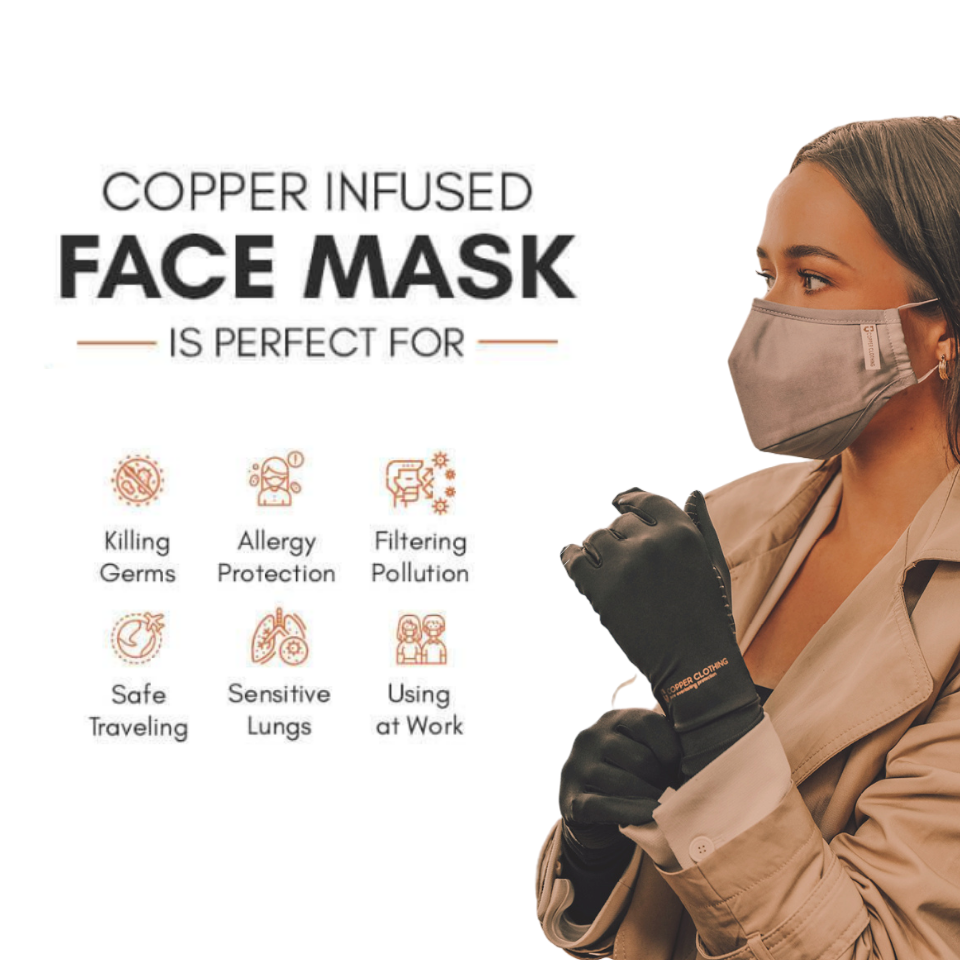 ffp2 copper infused face mask